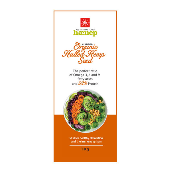 Certified Organic Hulled Hemp Seed